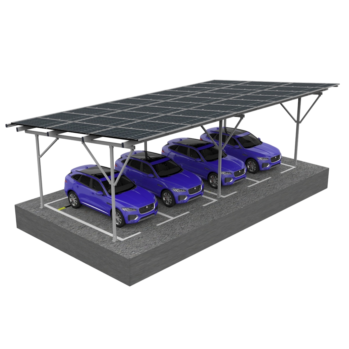 Aluminum  Solar Carport Mounting System